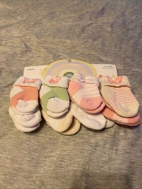 Little Me Baby Girl Socks 8 Pack Sz 0-12 Months NWT